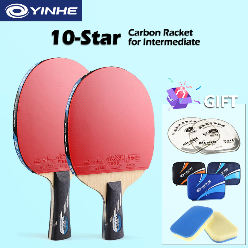 Table Tennis Viscaria - Yinhe 10 نجوم بينغ بونغ مضرب