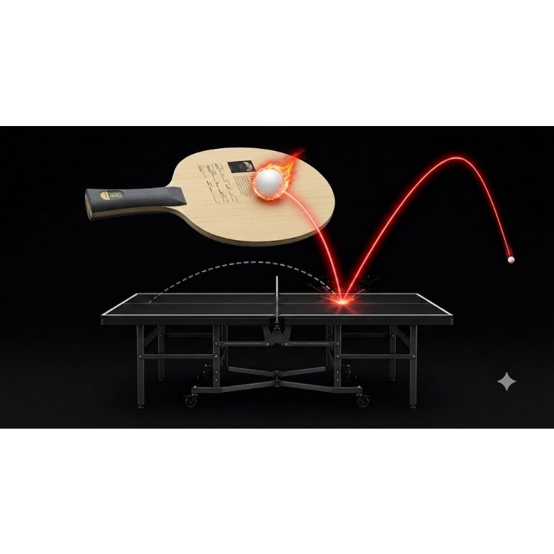 مضرب تنس طاولة SANWEI T5000 مك - مراجعة Table Tennis Edge وسعره