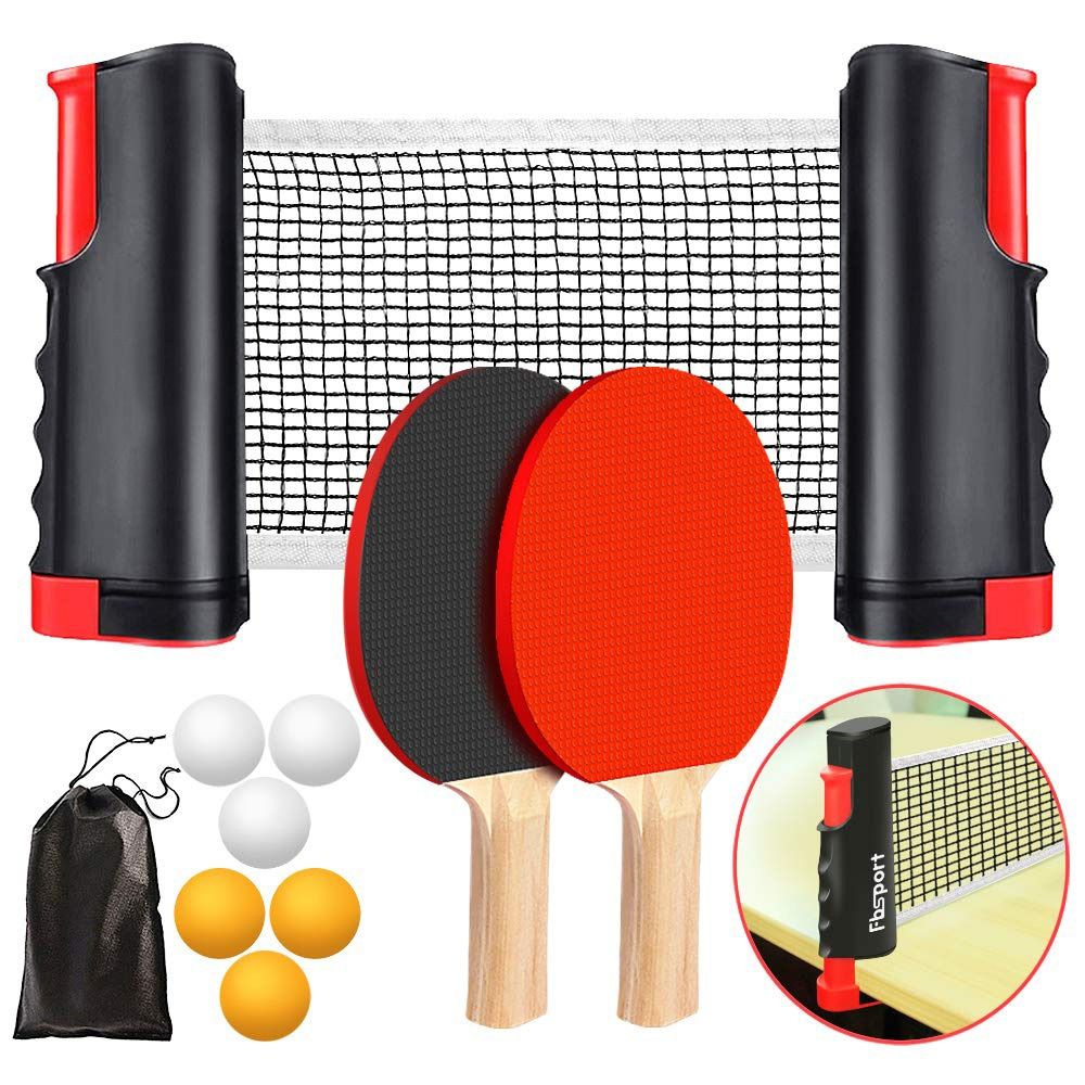 مجموعة شبكة تنس الطاولة القابل - مراجعة Table Tennis Kit Bag وسعره