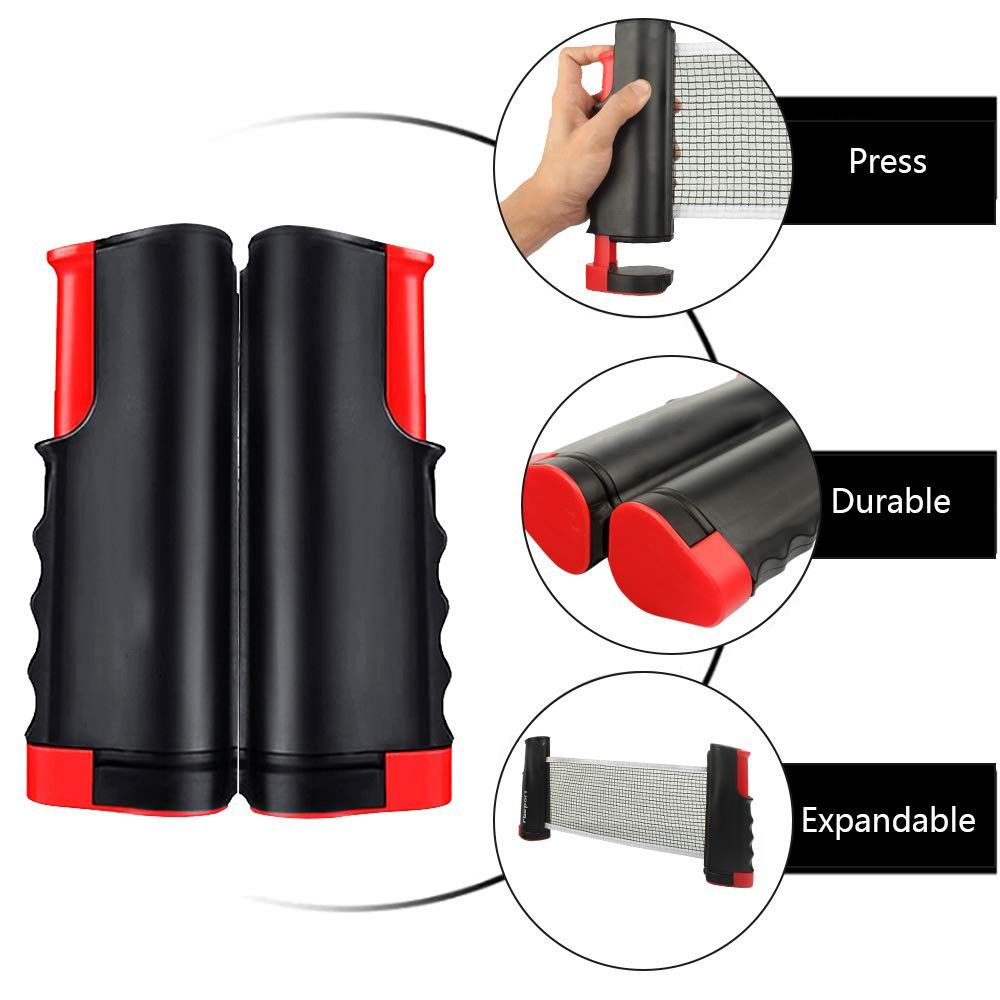 مجموعة شبكة تنس الطاولة القابل - مراجعة Table Tennis Kit Bag وسعره