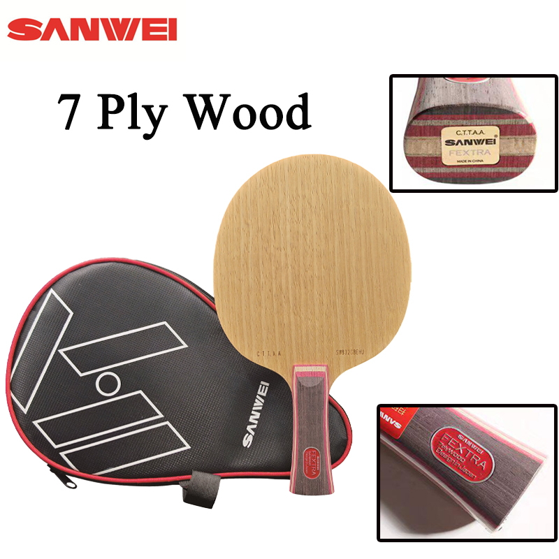 مضرب تنس طاولة SANWEI FEXTRA 7 - مراجعة Table Tennis Bat وسعره