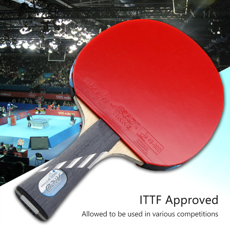 Yinhe 10 نجوم بينغ بونغ مضرب 1 - مراجعة Table Tennis Viscaria وسعره