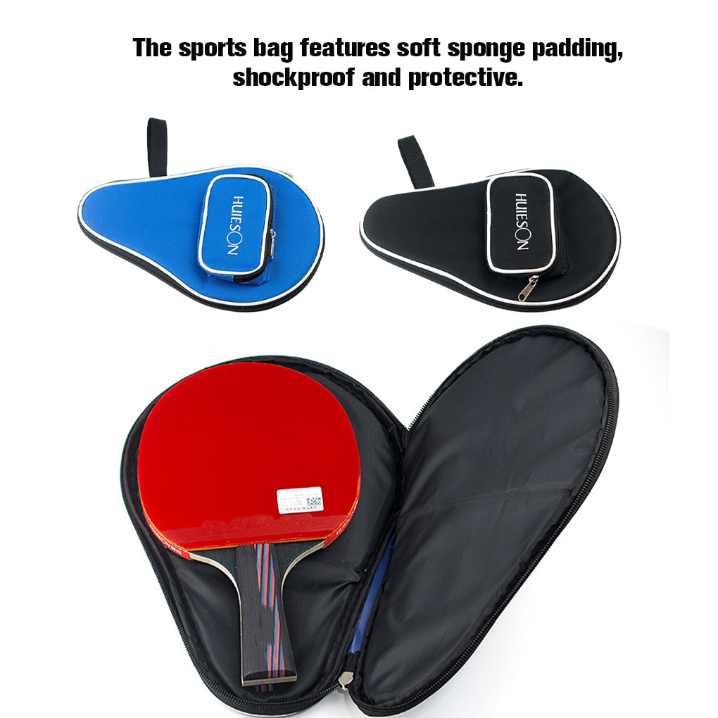 أسود/أزرق واحد مضرب تنس الطاول - مراجعة Table Tennis Kit Bag وسعره