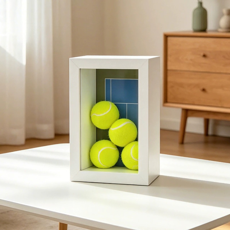 تمثال إطار صور بتصميم كرة التن - مراجعة Table Tennis Us Open وسعره
